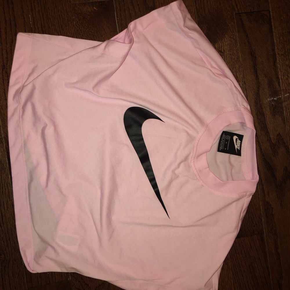 NIKE CROPPED-T, BABY PINK, NEVER WORN